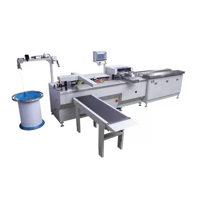 Máquina automática de encuadernación y punzonado de alambre en espiral